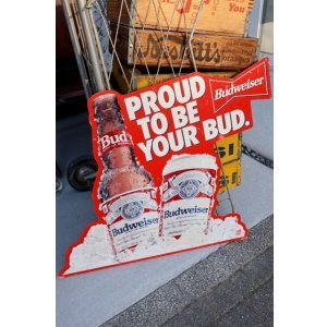 画像: dp-251008-17 Budweiser 1990's Metal Sign