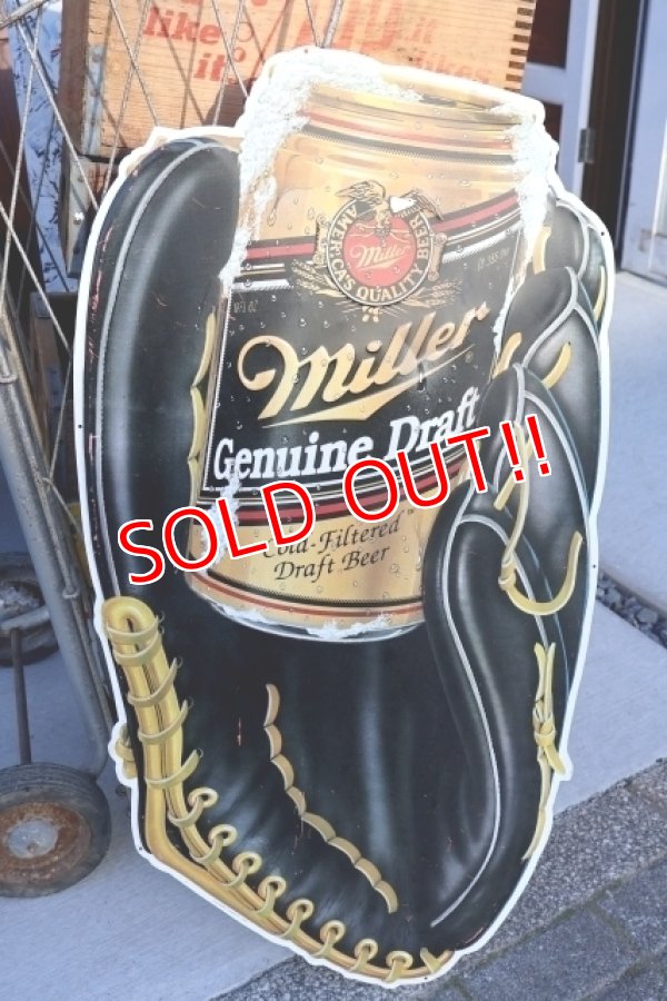 画像1: dp-251008-18 Miller Genuine Draft Beer 1990's Metal Sign