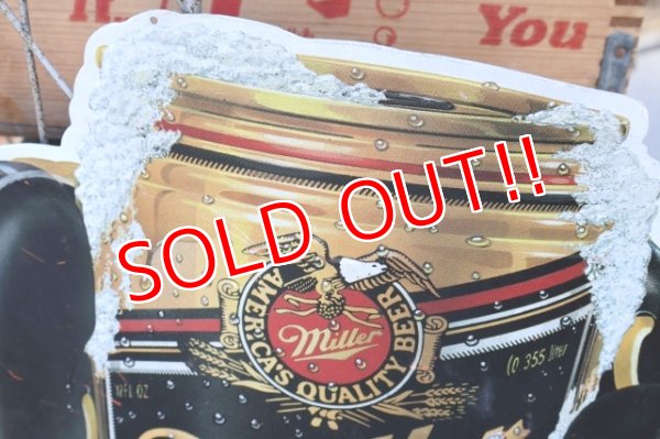 画像3: dp-251008-18 Miller Genuine Draft Beer 1990's Metal Sign