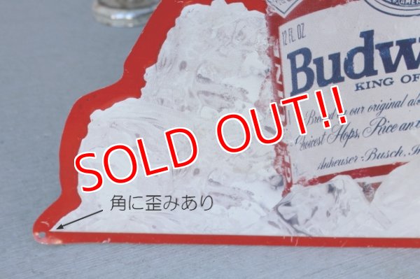 画像6: dp-251008-17 Budweiser 1990's Metal Sign