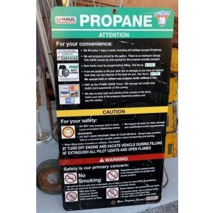 画像: dp-251008-43 U-HAUL 2014 PROPANE STATION SIGN