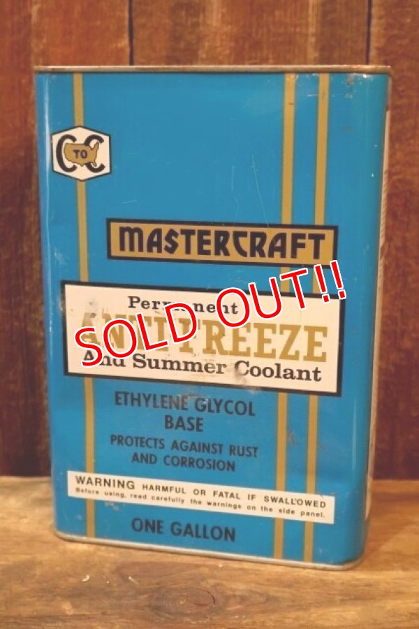 画像1: dp-250618-28 MASTERCRAFT / ANTI-FREEZE & Summer Coolant 1 U.S. GALLON CAN