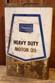 画像1: dp-250618-28 Sears HEAVY DUTY MOTOR OIL 2 1/2 U.S. GALLONS CAN