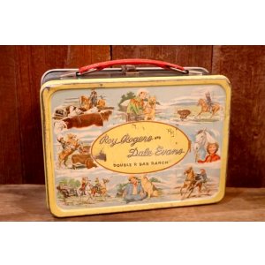 画像: ct-251105-20 Roy Rogers and Dale Evans / THE AMERICAN THERMOS BOTTLE CO. 1953 Metal Lunch Box