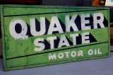 画像: dp-251008-20 【※店頭ピックのみ】QUAKER STATE MOTOR OIL 1940's-1950's METAL SIGN