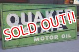 画像: dp-251008-20 【※店頭ピックのみ】QUAKER STATE MOTOR OIL 1940's-1950's METAL SIGN