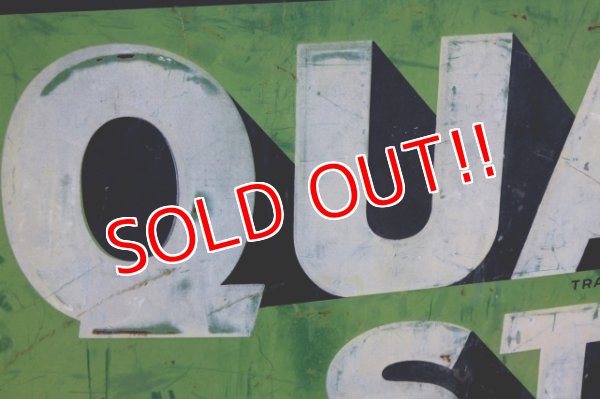 画像3: dp-251008-20 【※店頭ピックのみ】QUAKER STATE MOTOR OIL 1940's-1950's METAL SIGN