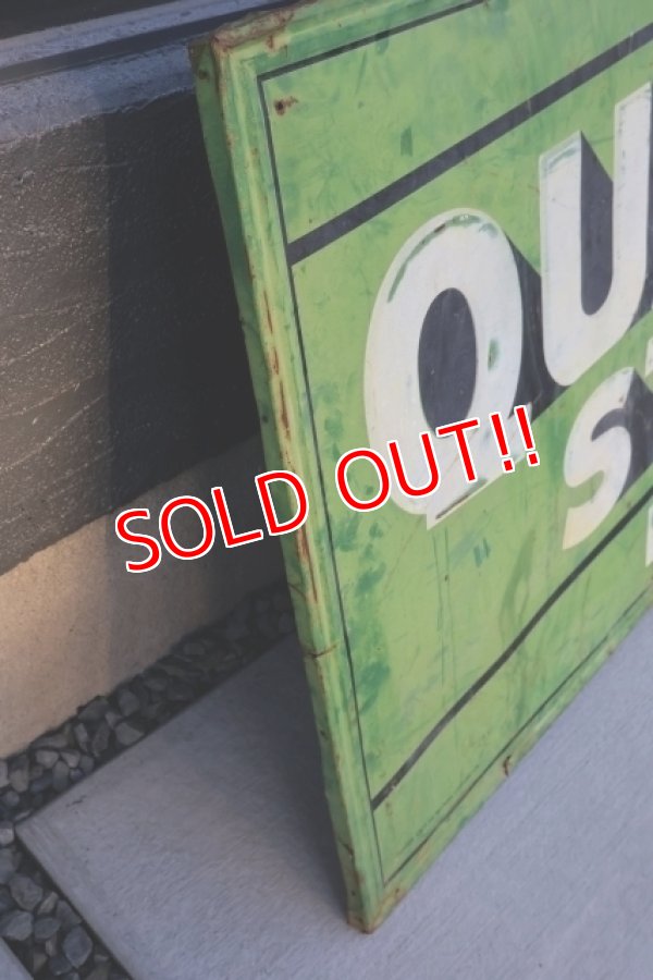 画像13: dp-251008-20 【※店頭ピックのみ】QUAKER STATE MOTOR OIL 1940's-1950's METAL SIGN