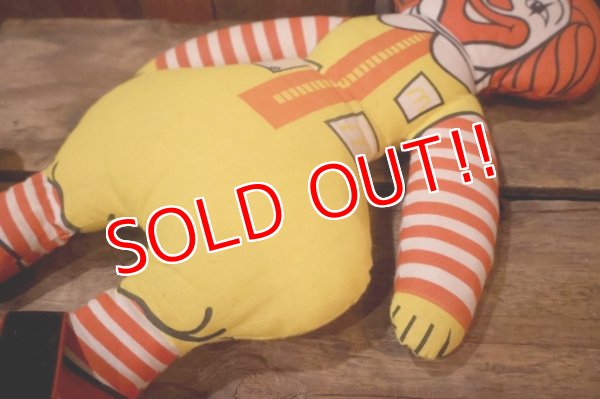 画像5: ct-251105-65 McDonald's / Ronald McDonald 1970's Pillow Doll