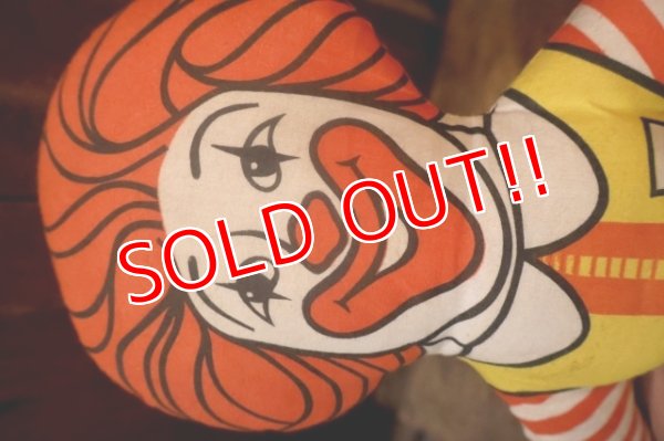 画像2: ct-251105-65 McDonald's / Ronald McDonald 1970's Pillow Doll