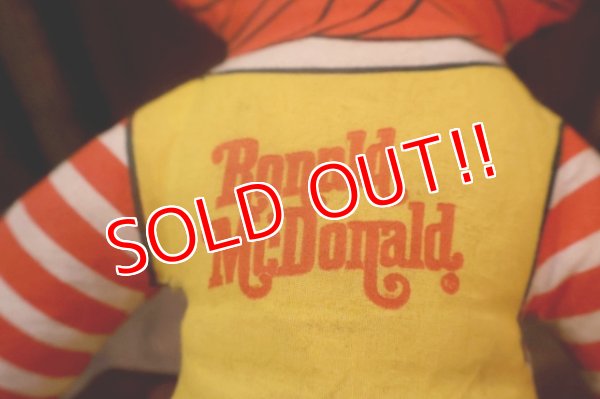 画像10: ct-251105-65 McDonald's / Ronald McDonald 1970's Pillow Doll