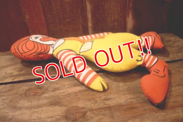 画像8: ct-251105-65 McDonald's / Ronald McDonald 1970's Pillow Doll