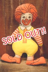 画像: ct-251105-65 McDonald's / Ronald McDonald 1970's Pillow Doll
