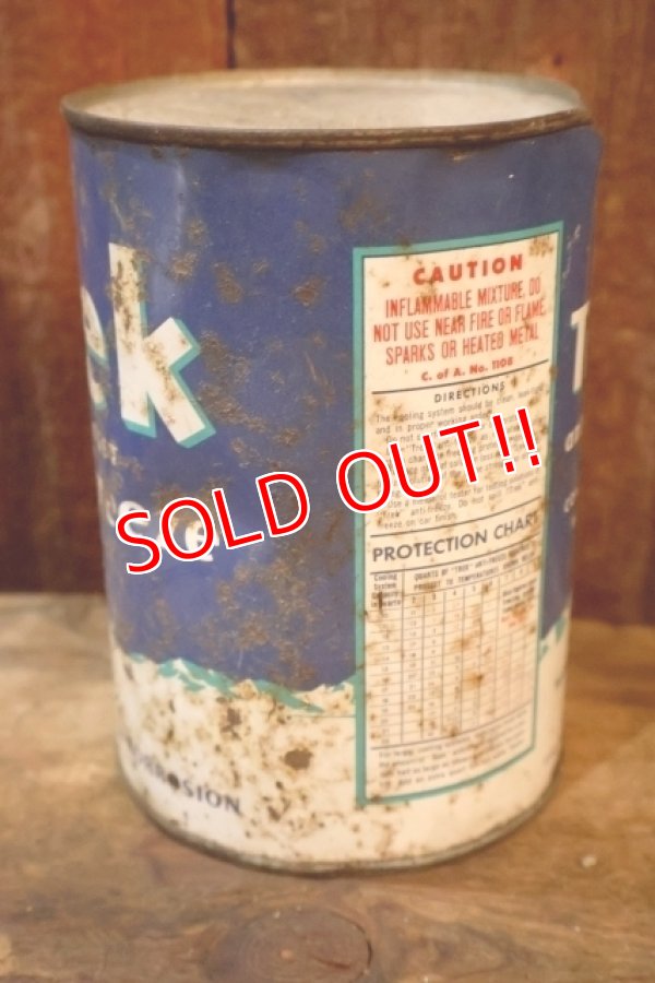画像4: dp-251008-87 Trek / anti-freeze 1930's-1940's One U.S. Quart Can