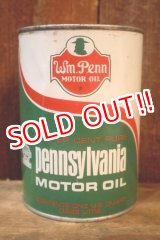 画像: dp-251008-78 Wm. Penn MOTOR OIL One U.S. Quart Can