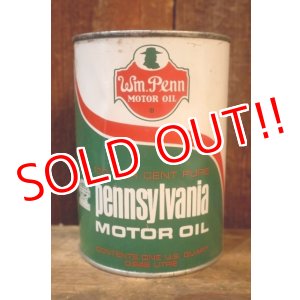 画像: dp-251008-78 Wm. Penn MOTOR OIL One U.S. Quart Can