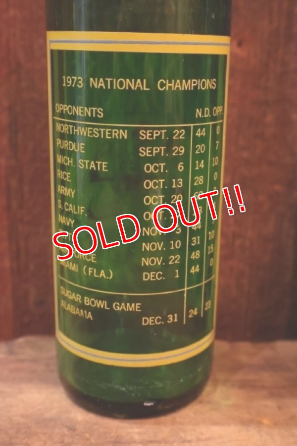 画像4: dp-251201-08 7 Up / the NOTRE DAME Fighting Irish 1970's Bottle