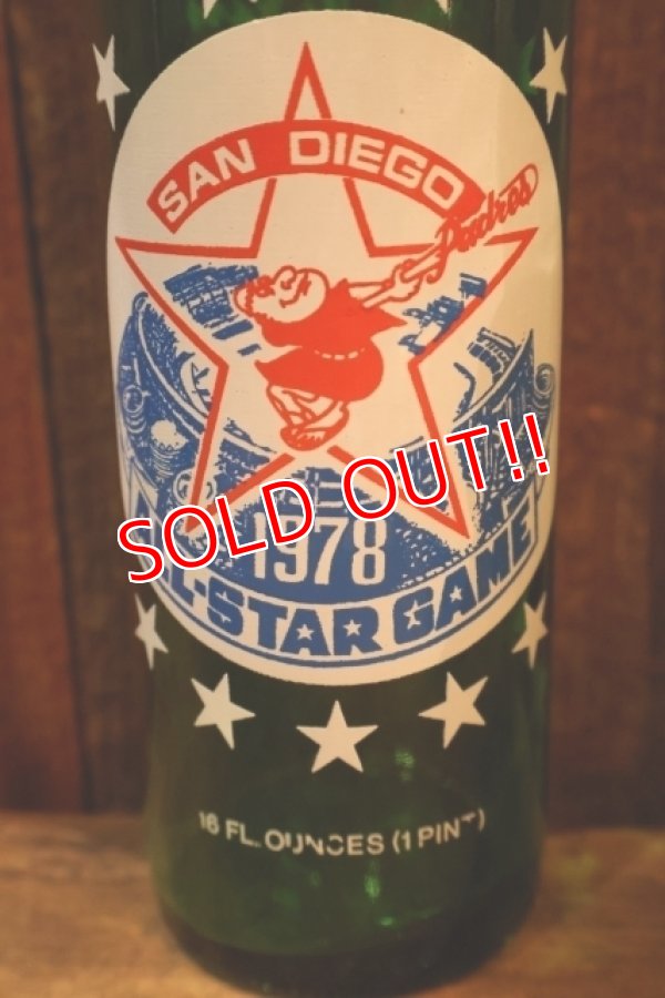 画像2: dp-251201-09 7 Up / 1978 MLB ALL STAR 16 FL.OZ Bottle