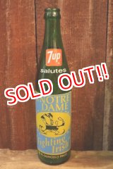 画像: dp-251201-08 7 Up / the NOTRE DAME Fighting Irish 1970's Bottle