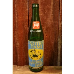 画像: dp-251201-08 7 Up / the NOTRE DAME Fighting Irish 1970's Bottle