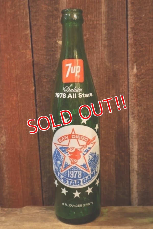 画像1: dp-251201-09 7 Up / 1978 MLB ALL STAR 16 FL.OZ Bottle
