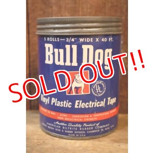 画像: dp-251201-17 AMERICAN BILTRITE RUBBER COMPANY / 1950's Bull Dog Vinyl Plastic Electrical Tape Box