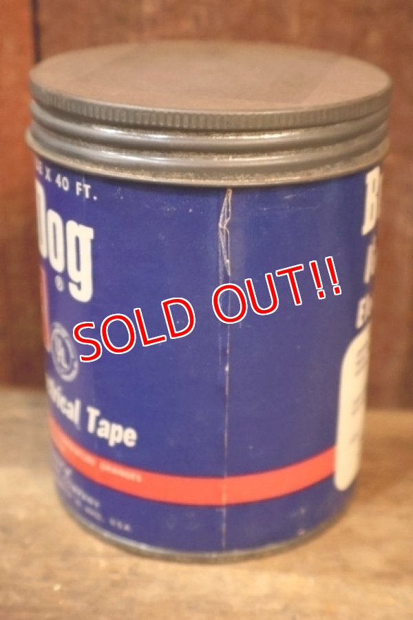 画像4: dp-251201-17 AMERICAN BILTRITE RUBBER COMPANY / 1950's Bull Dog Vinyl Plastic Electrical Tape Box