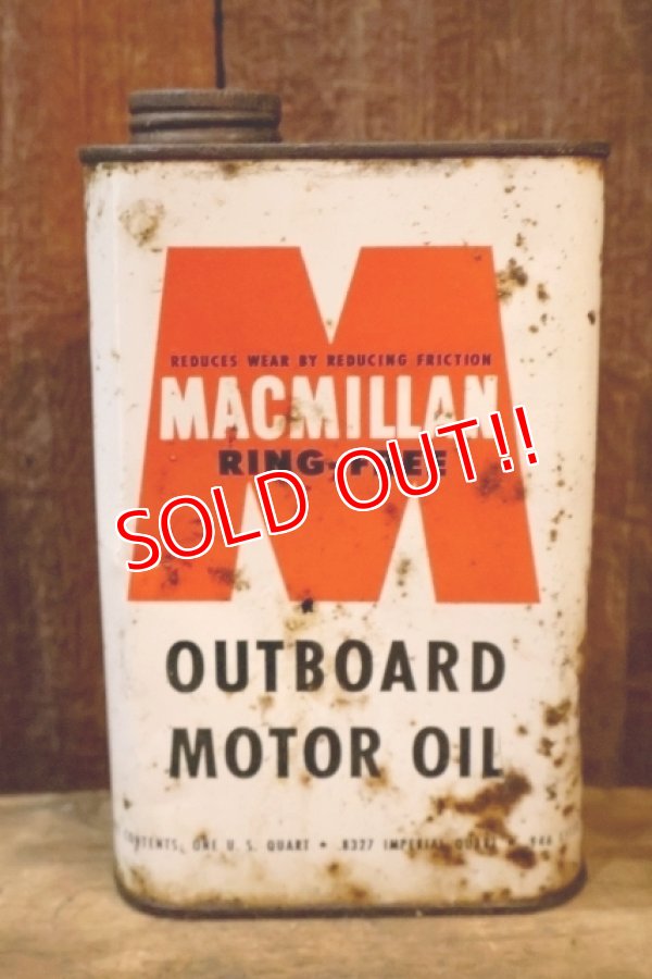 画像1: dp-251008-87 MACMILLAN OUTBOARD MOTOR OIL ONE U.S. QUART