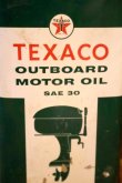 画像2: dp-251201-10 TEXACO 1950's OUTBOARD MOTOR OIL ONE U.S. QUART CAN