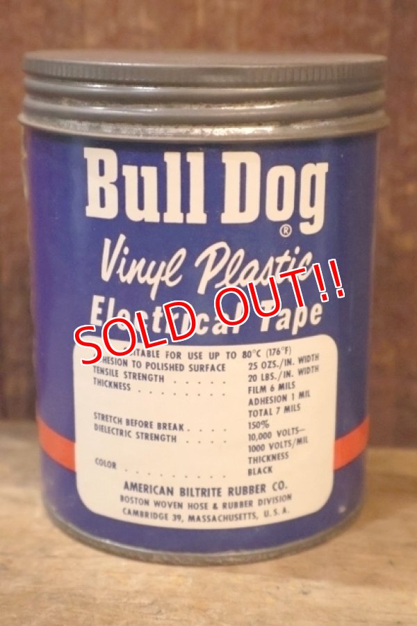 画像3: dp-251201-17 AMERICAN BILTRITE RUBBER COMPANY / 1950's Bull Dog Vinyl Plastic Electrical Tape Box