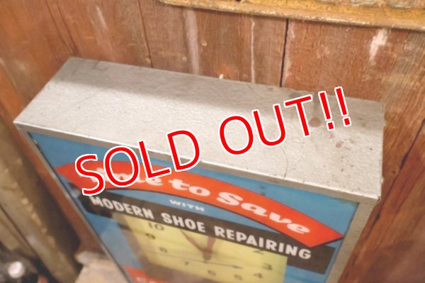 画像10: dp-251201-01 CAT'S PAW CAT-TEX / 1950's Advertising Lighted Clock