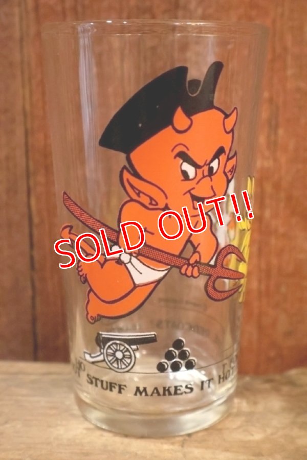 画像1: gs-251201-01 Hot Stuff / Arby's 1970's Novelty 11 oz. Glass