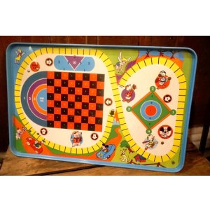 画像: ct-251105-71 Walt Disney's / Pressman Toy Corp. 1960's Tin Game Tray