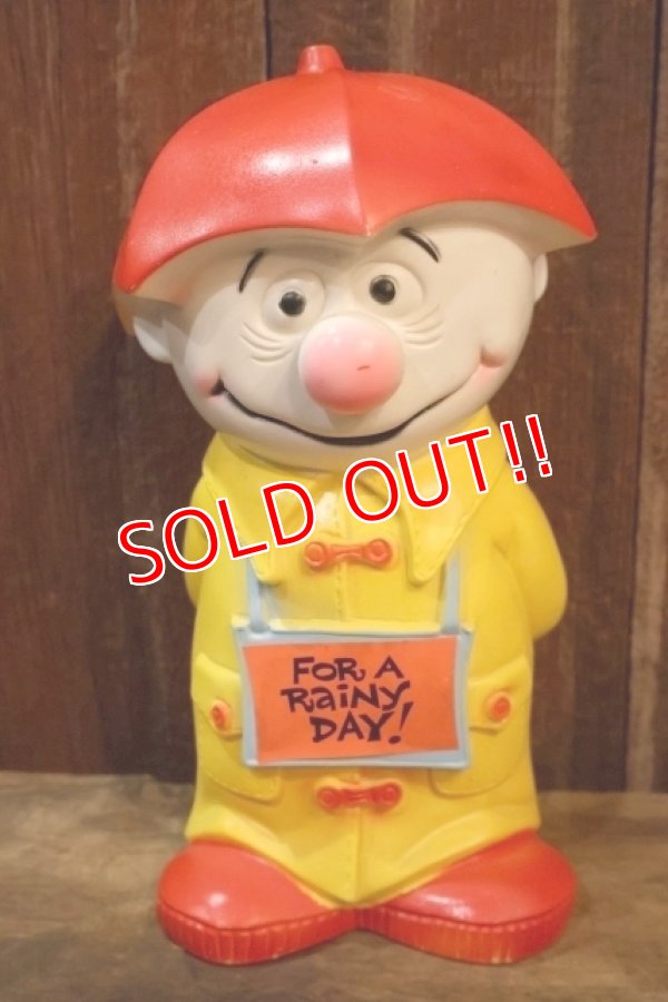 画像1: ct-251201-54 PLAY PAL PLASTIC. 1971 Marty "For A Rainy Day" Coin Bank