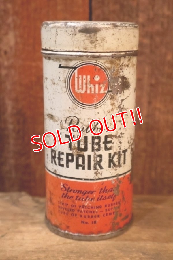 画像1: dp-251008-87 Whiz Rubber TUBE REPAIR KIT TIN CAN