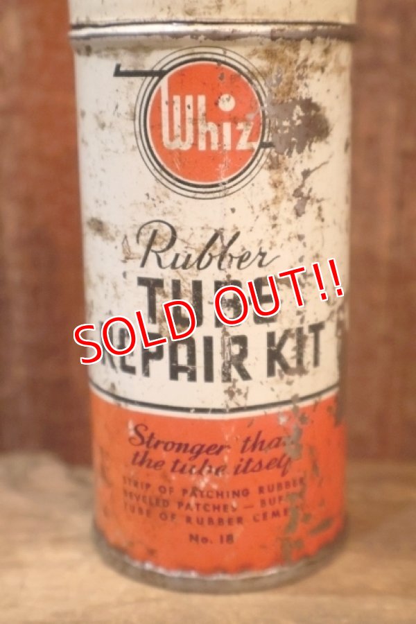 画像2: dp-251008-87 Whiz Rubber TUBE REPAIR KIT TIN CAN