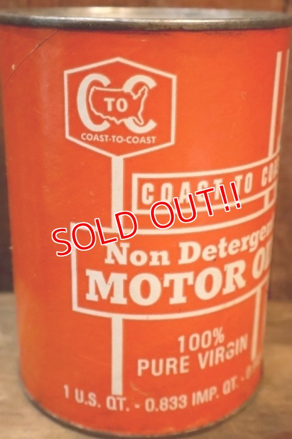 画像2: dp-251008-87 COAST-TO-COAST Non Detergent MOTOR OIL One U.S. Quart Can