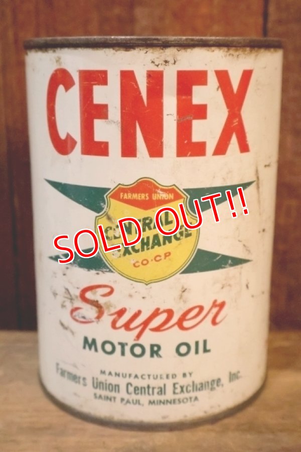 画像2: dp-240508-54 CENEX Super MOTOR OIL One U.S. Quart Can