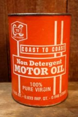 画像: dp-251008-87 COAST-TO-COAST Non Detergent MOTOR OIL One U.S. Quart Can