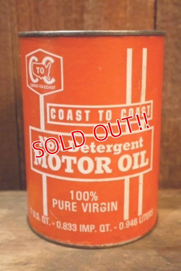 画像1: dp-251008-87 COAST-TO-COAST Non Detergent MOTOR OIL One U.S. Quart Can