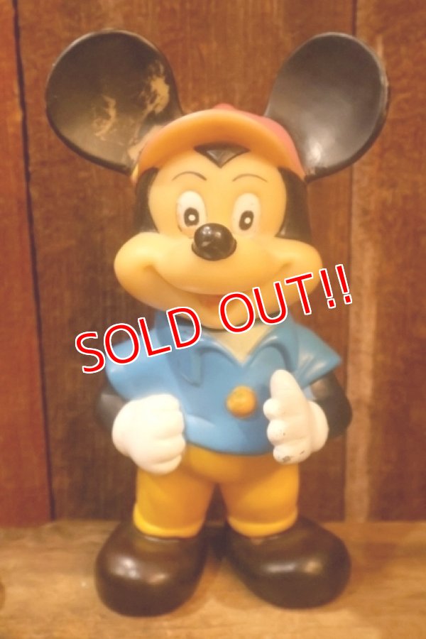 画像1: ct-251010-18 Mickey Mouse / 1980's Rubber Doll "JAPAN"
