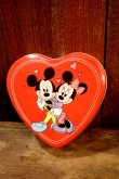 画像1: ct-250618-07 Mickey Mouse & Minnie Mouse / 1990's Tin Box