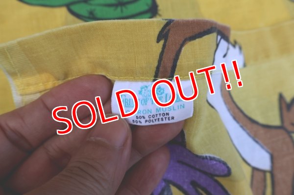 画像9: ct-251201-30 Road Runner & Wile E. Coyote / 1970's Flat Sheet (Twin Size)