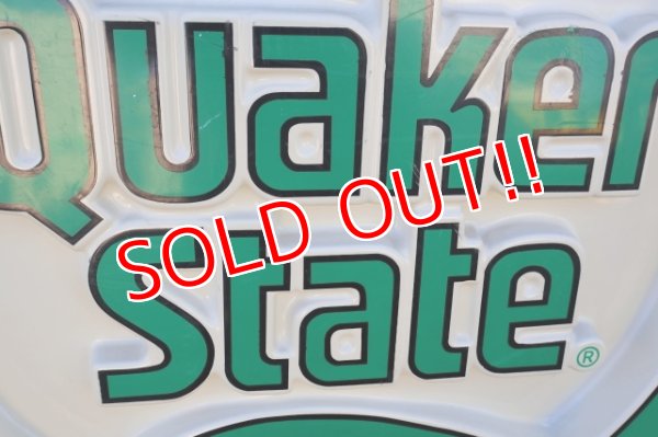 画像5: dp-250531-08 【※店頭ピックのみ】Quaker State 1980's Large Plastic Sign