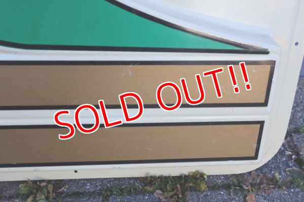 画像8: dp-250531-08 【※店頭ピックのみ】Quaker State 1980's Large Plastic Sign