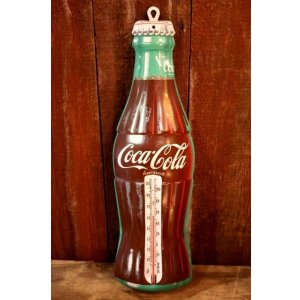 画像: dp-250804-03 Coca-Cola / 1950's-1960's Bottle Thermometer