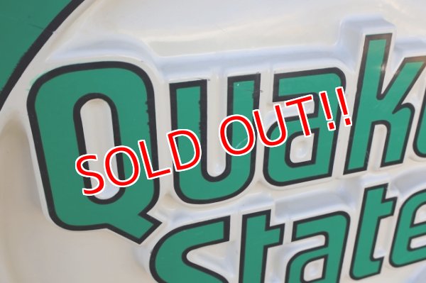 画像2: dp-250531-08 【※店頭ピックのみ】Quaker State 1980's Large Plastic Sign