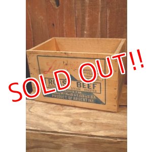 画像: dp-251201-19 Libby McNeill & Libby ROAST BEEF 1950's Wood Box
