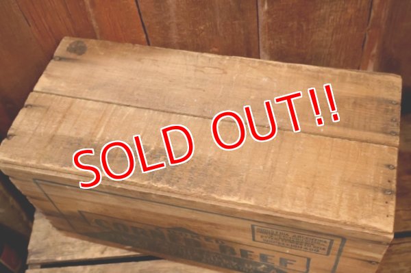 画像6: dp-251201-18 Libby McNeill & Libby COOKED CORNED BEEF 1950's Wood Box