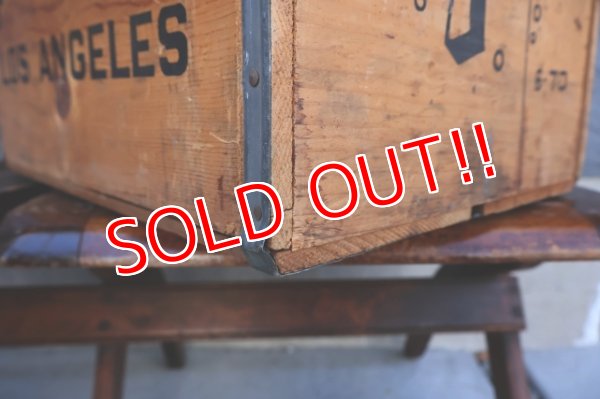 画像14: dp-260106-08 SEVEN UP BOTTLING CO. OF LOS ANGELS 7 Up / 1970's Wood Box